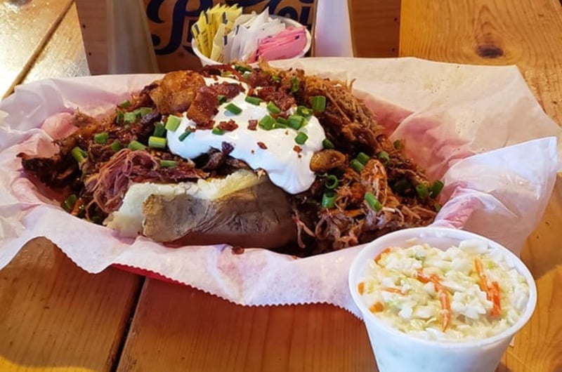 426843 A Loaded Potato From 98 Barbeque In Santa Rosa Beach, Florida