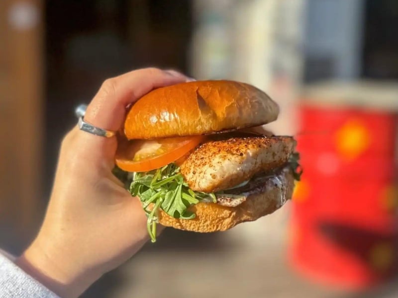 The fish sandwich at Chiringo