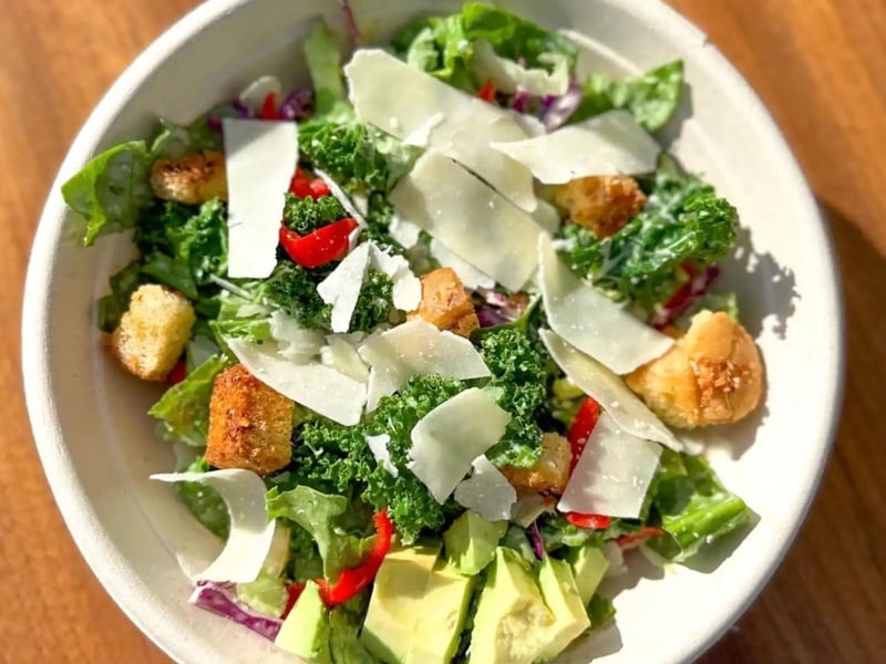 The Seaside Kale Caesar Salad from Chiringo