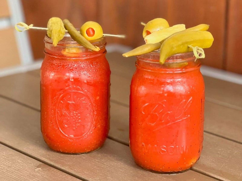 Bloody Marys from Crackings in Santa Rosa Beach, Florida