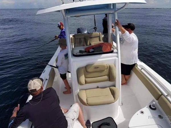 The charter boat off the coast of Florida