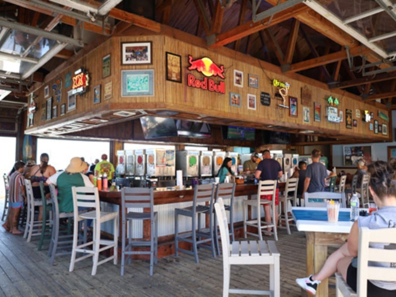 494792 The Bar At Bamboo Willies Beachside Bar In Pensacola Beach, Florida