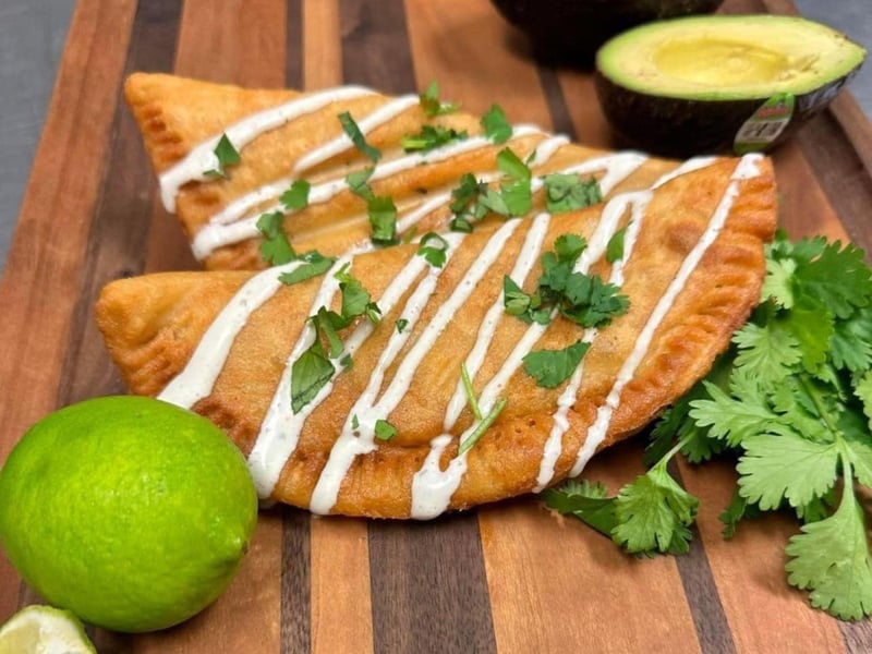 Empanadas from Cactus Flower Cafe