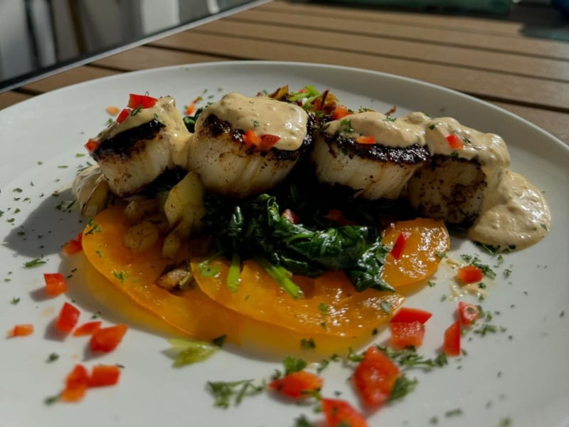 Scallops from Dharma Blue in Pensacola, Florida