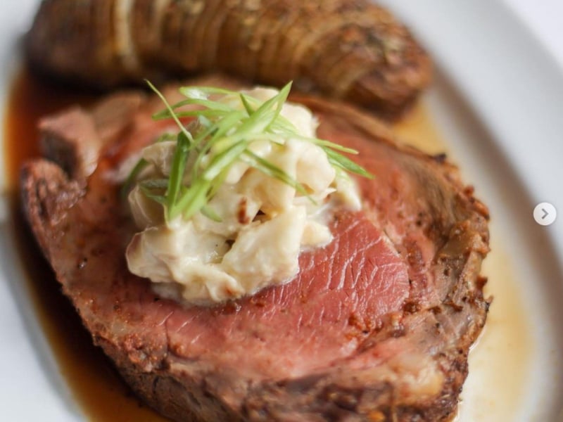 A steak from Jacksons Restaurant in Pensacola, Florida