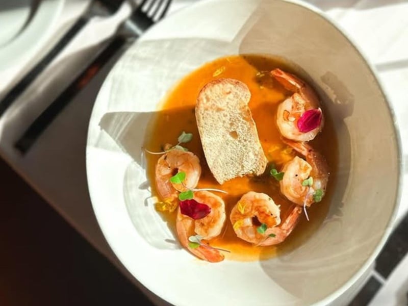 The New Orleans Barbecue Shrimp at Jacksons Restaurant