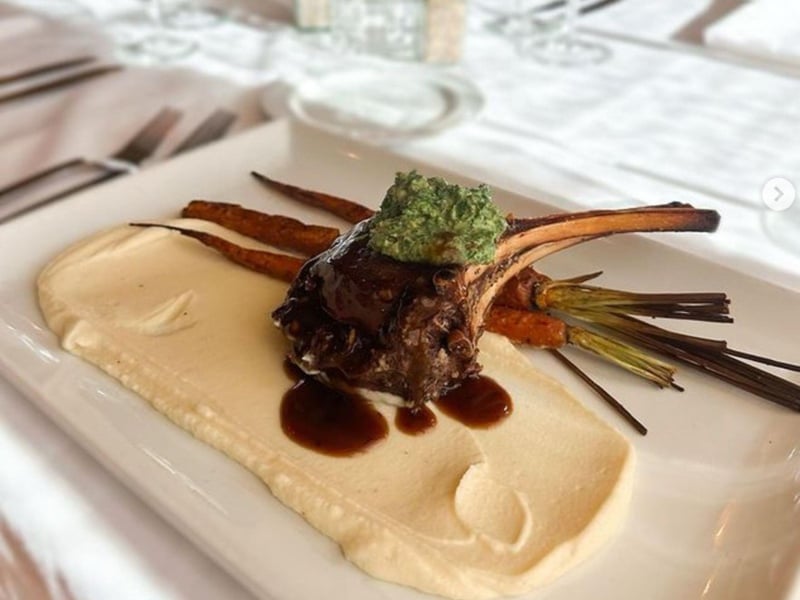 The Elk Chop at Jacksons Restaurant in Pensacola, Florida