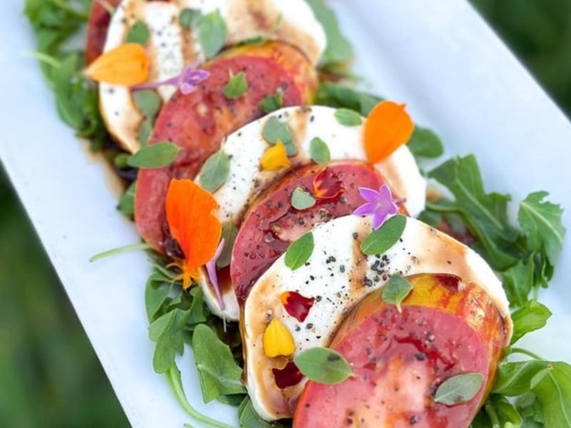 Flame Marzano Caprese Salad from Jacksons Restaurant