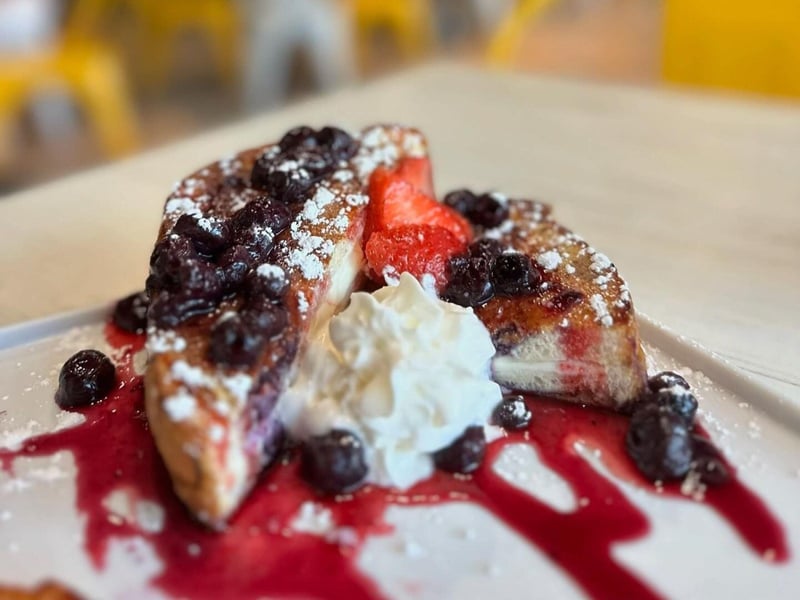 Berry French Toast at Native Cafe in Pensacola Beach, Florida