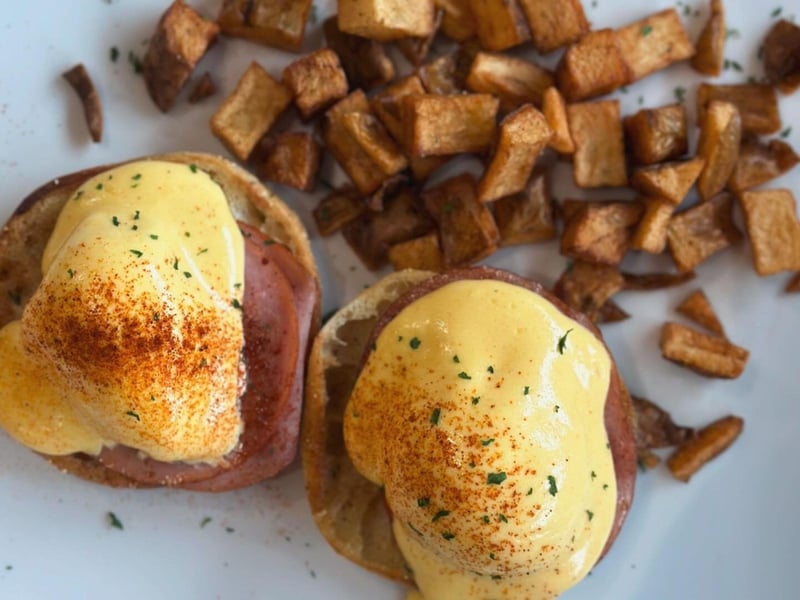Eggs Benedict at Native Cafe