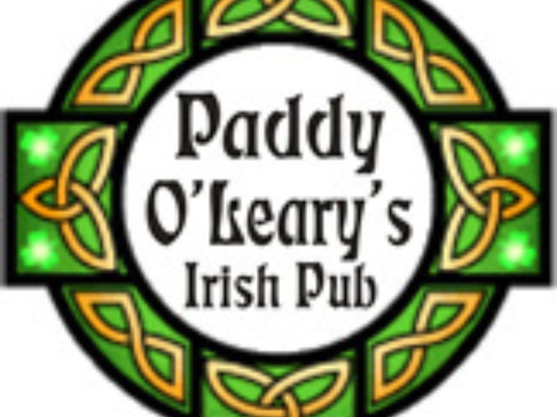 The logo for Paddy OLearys Irish Pub in Pensacola Beach, Florida ign 4