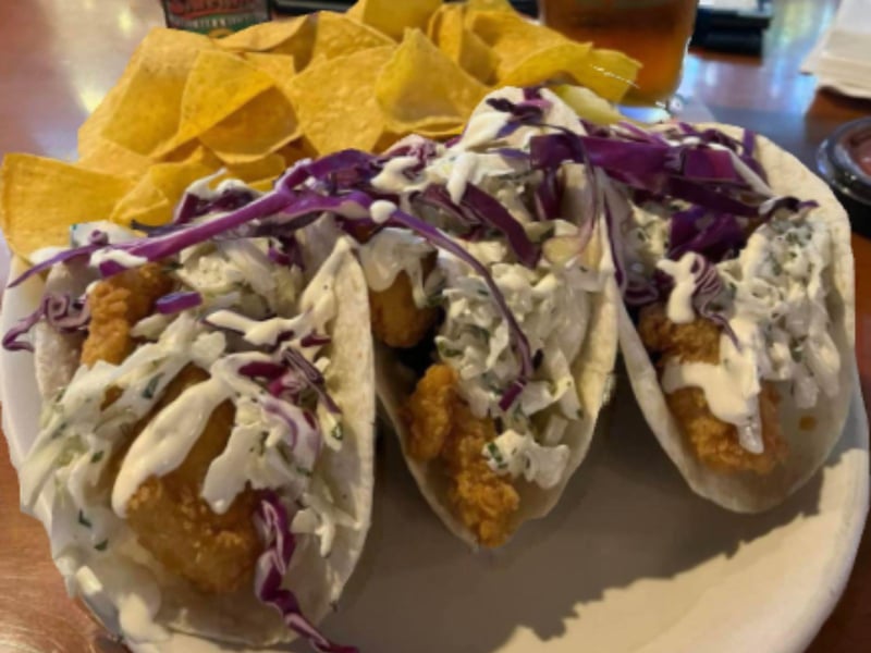 Tacos at Sidelines Sports Bar and Restaurant