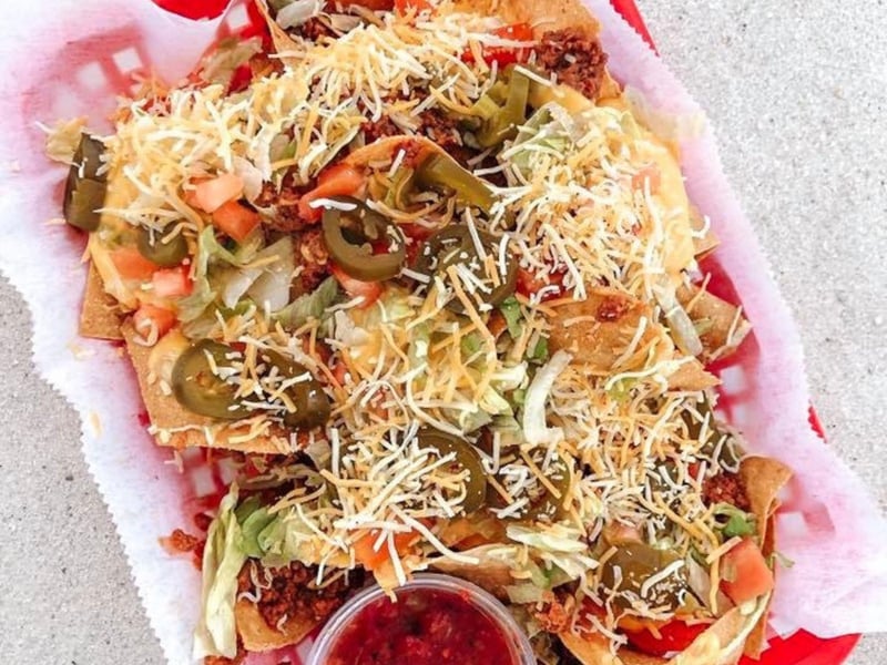 501050 Nachos From The Dock In Pensacola Beach, Florida