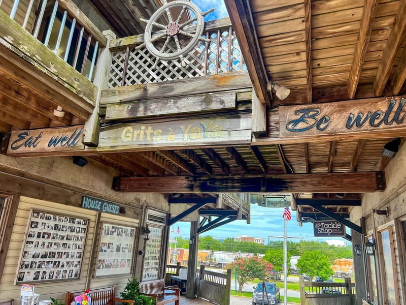 The entrance to the Fish House in Pensacola, Florida
