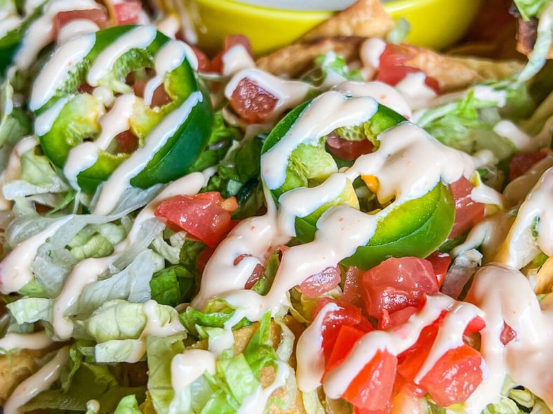 Loaded nachos from Shaggys