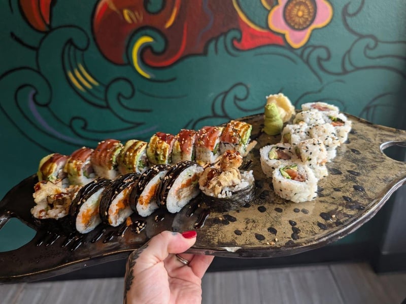 Sushi rolls from Kohns in Pensacola, Florida