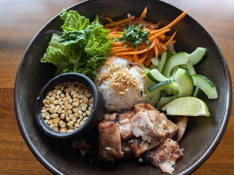 The Cambodian Chicken and Rice from Kohns on Palafox