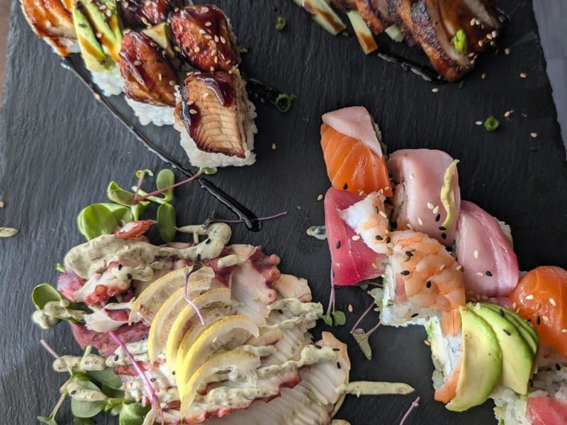 Sushi rolls from Kohns in Pensacola, Florida