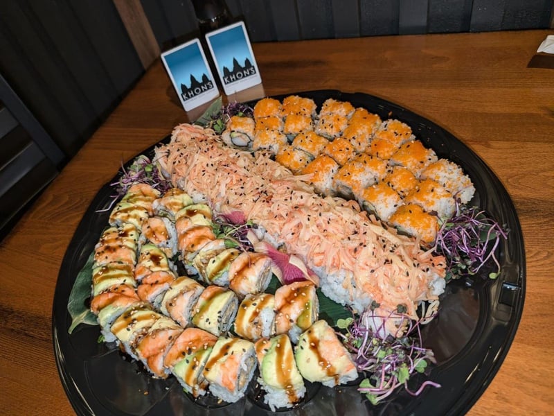 Sushi rolls at Kohns on Palafox