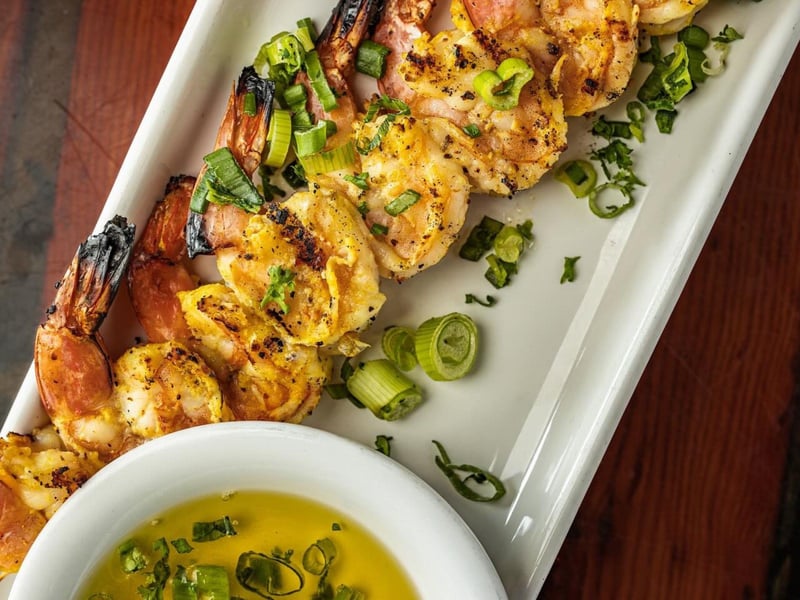 Grilled Shrimp from Captain Andersons Restaurant in Panama City Beach, Florida