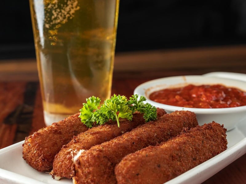 Fried Mozzarella Cheese Sticks at Captain Andersons Restaurant in Panama City Beach, Florida