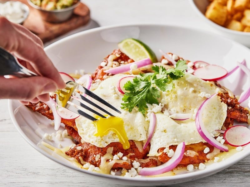 Chilaquiles from Another Broken Egg Cafe