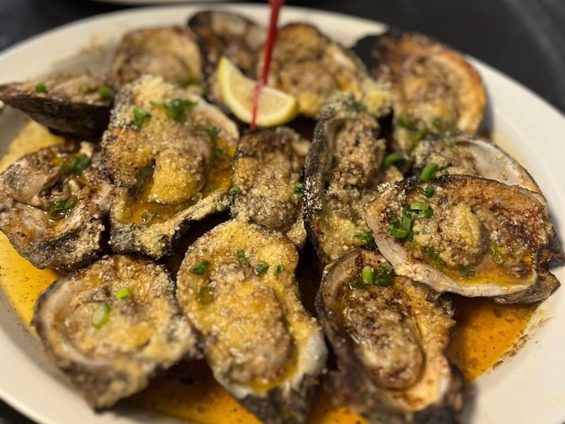 Chargrilled Oysters from Bayou Bills Crab House