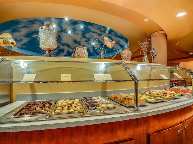 The dessert buffet at Captain Jacks Family Buffet in Panama City Beach, Florida