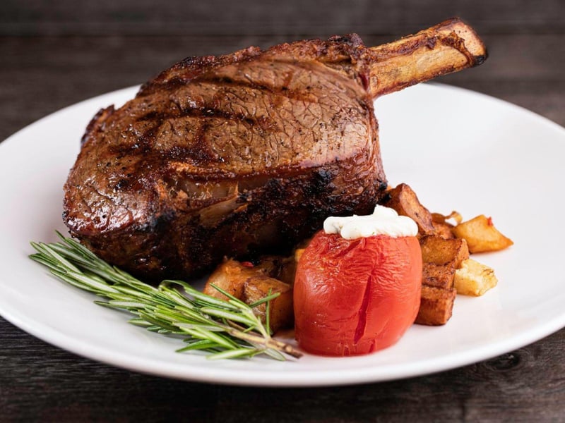 The Bonein Ribeye at Firefly in Panama City Beach, Florida