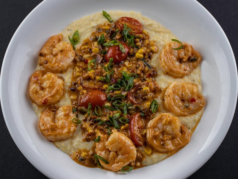 A seafood dish at Firefly in Panama City Beach, Florida