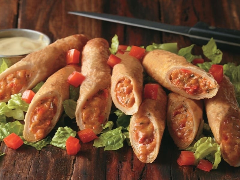 Firecracker chicken wraps from Longhorn Steakhouse