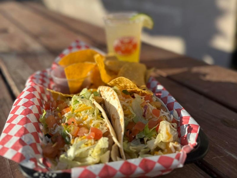 Fish tacos at Patches Pub  Grill
