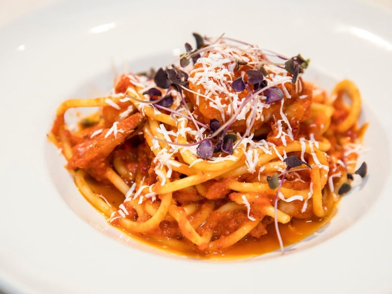 The Shrimp Fa Diavolo at Saltwater Grill