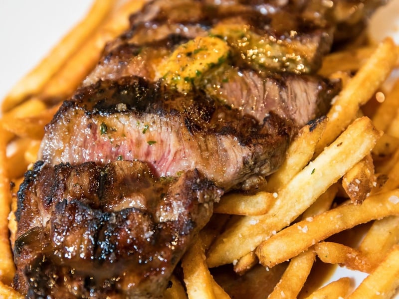 Steak n frites from Saltwater Grill