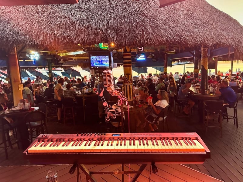 A view of Sharkys from the stage
