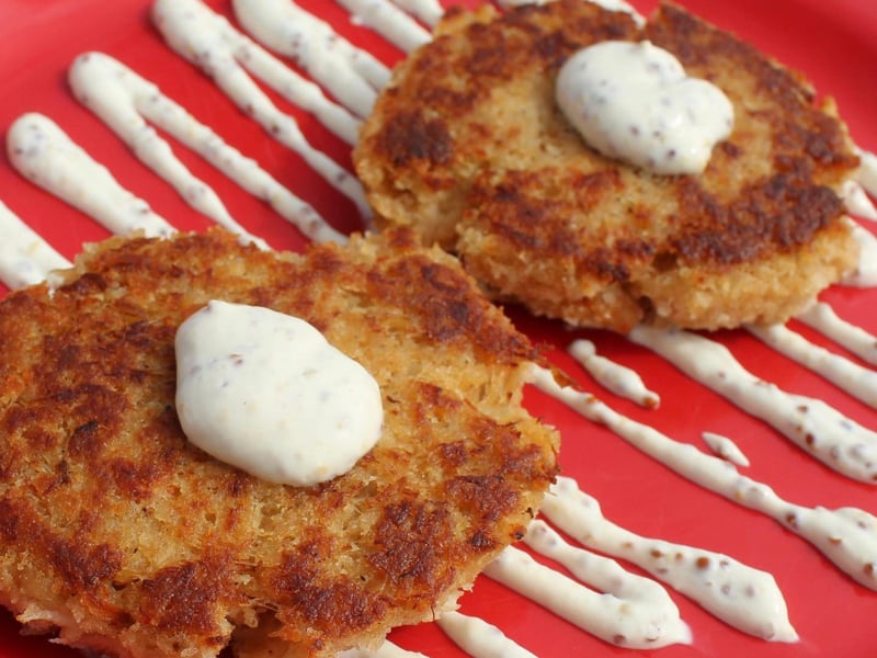 Awardwinning crab cakes with jumbo lump crab meat