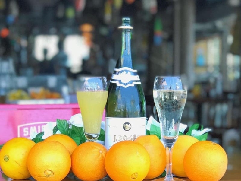 AJs Oyster Shanty offers a Sunday brunch with bottomless mimosas