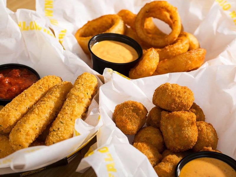 Three appetizers from Buffalo Wild Wings