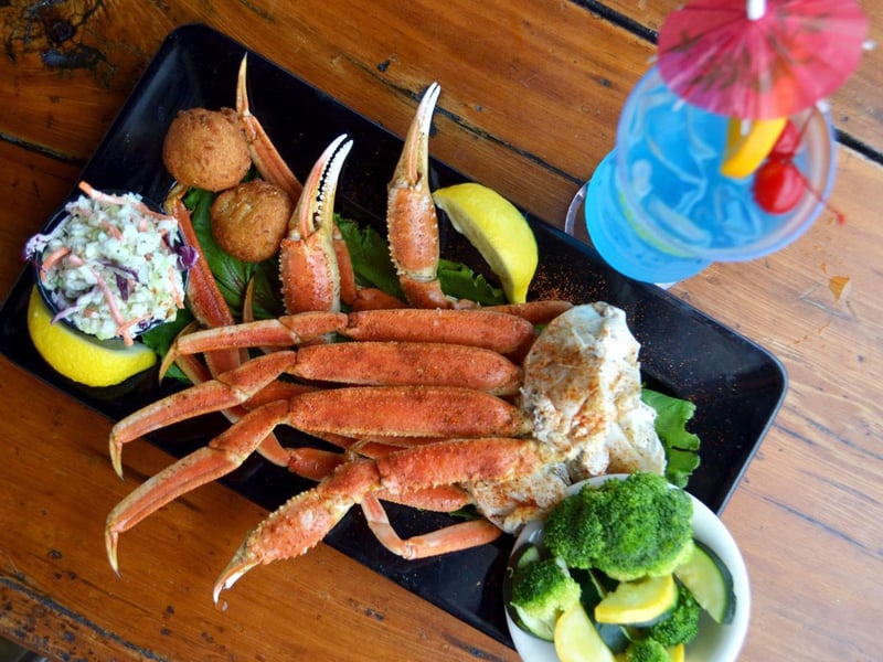 Crab claws at Floyds Shrimp House