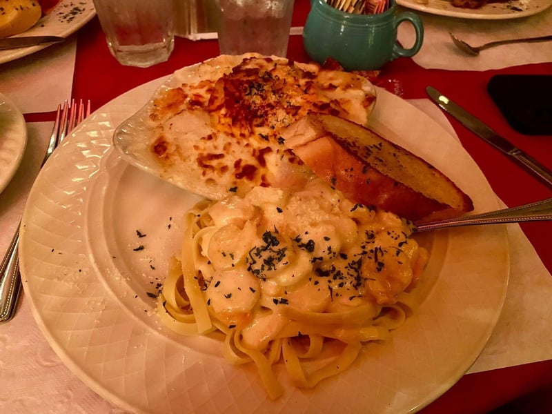 Two Italian dishes from Magnolia Grill