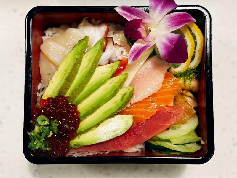 The chirashi bowl from Soi Bistro