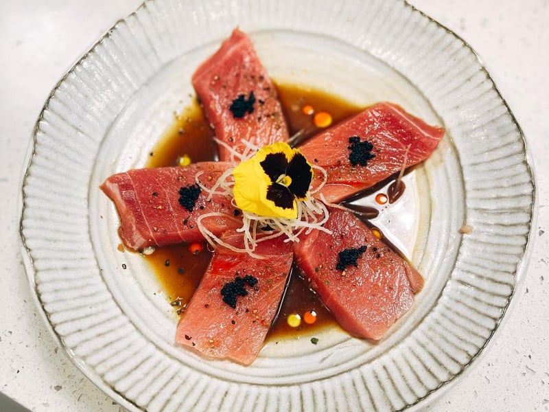 Truffle toro crudo at Soi Bistro in Fort Walton Beach, Florida