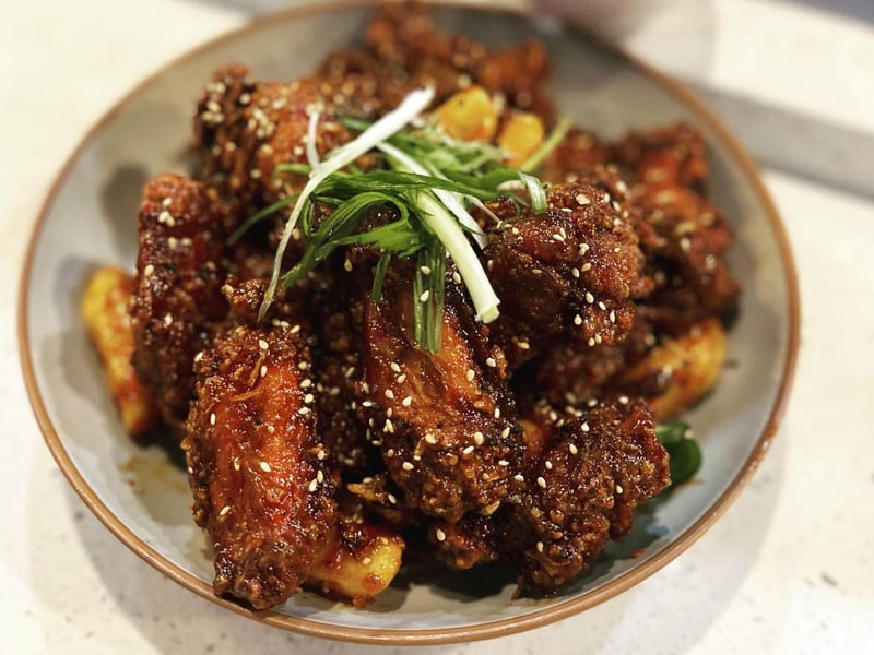 Korean fried chicken at Soi Bistro