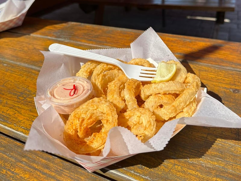 Fried shrimp from Stewbys Seafood Shanty in Fort Walton Beach, Florida