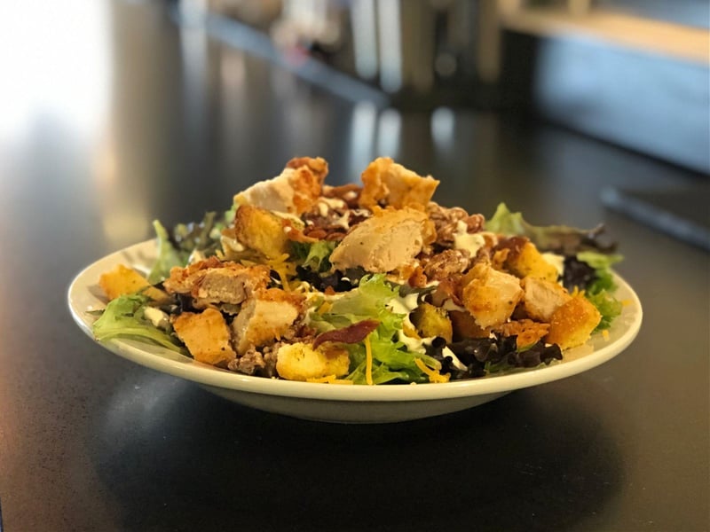 A cinco bayou salad at The Craft Bar