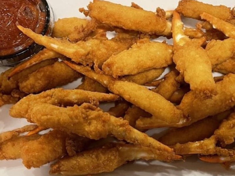 Fried crab claws at The Shack in Fort Walton Beach, Florida