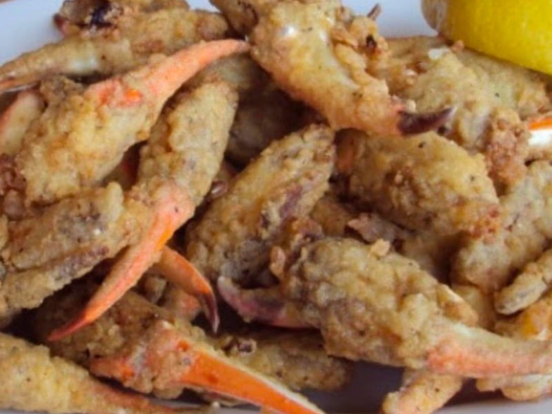 Crab claws at The Station Raw Bar