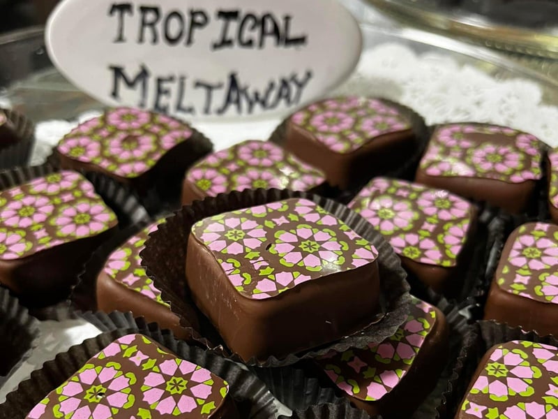 Tropical meltaway chocolates