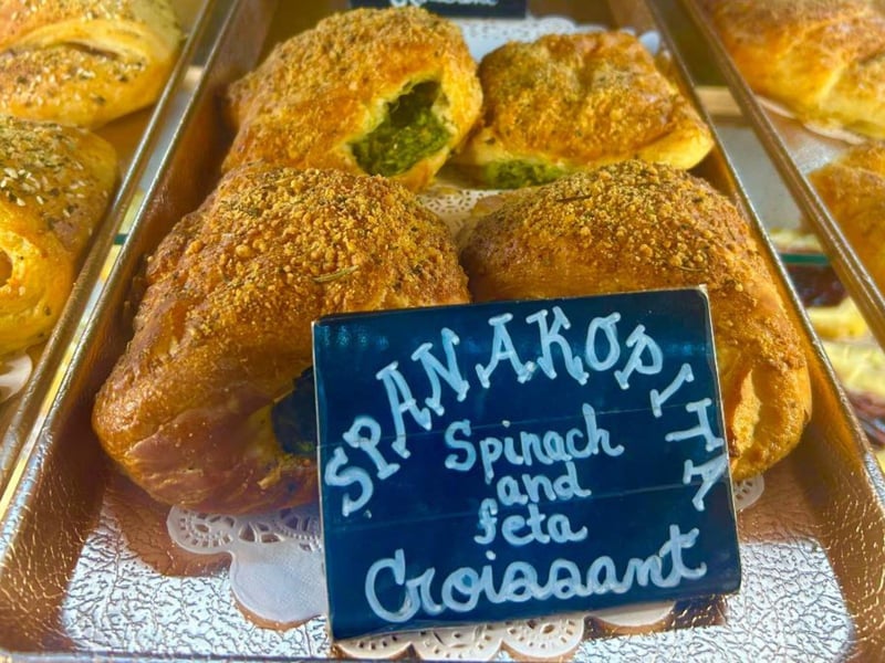 Spanakopita from Apalachicola Chocolate and Coffee Company