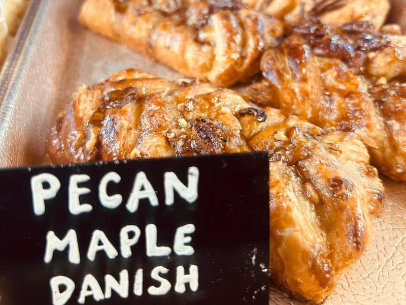Pecan maple danishes